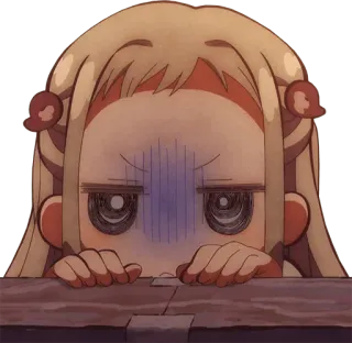 😠 Yashiro Nene Toilet-bound Hanako-kun Anime, Manga, Yashiro Nene, Hanako-kun del baño, Personaje, Triste, Preocupado telegram sticker