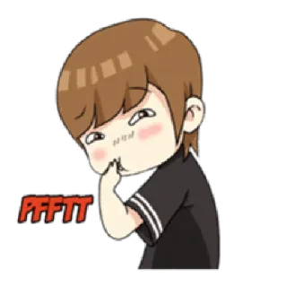 😙 PFFTT Kartun, Lucu, Emoji, Kocak, Pfft whatsapp sticker