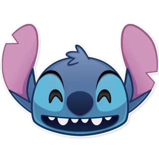 😄 Stitch Lilo & Stitch stitch, lilo & stitch, cartoon, disney, alien, cute telegram sticker