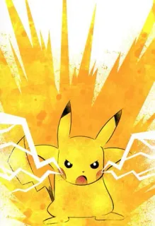 😡 Pikachu pokemon, pikachu, electricidad, anime, dibujos animados, amarillo, eléctrico telegram sticker