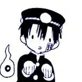 🫐 Hanako-kun Toilet-bound Hanako-kun Anime, Manga, Hanako-kun, Toilet-bound Hanako-kun, Fantasma, Divisa scolastica, Soprannaturale telegram sticker