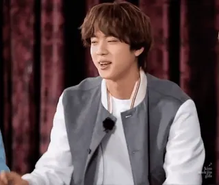 🤭 Jin kpop, bts, ca sĩ, idol, nghệ sĩ, người giải trí, seokjin, kim seokjin telegram sticker