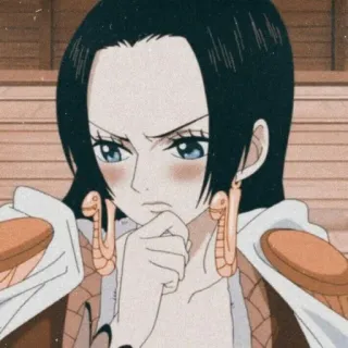 🌙 Boa Hancock One Piece Anime, Personaje, Boa Hancock, One Piece, Mujer telegram sticker