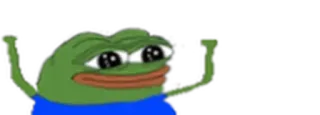 😃 Pepe the Frog meme, internet meme, pepe, frog, celebration telegram sticker