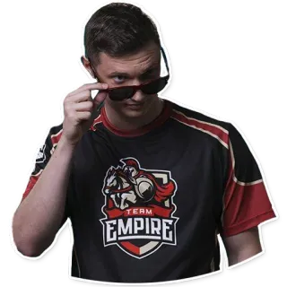 😤 TEAM EMPIRE Киберспорт, Team Empire, Gaming, Турнир, Профессиональный игрок telegram sticker