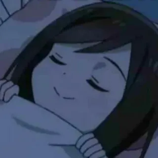 💤 sleep, anime, sleeping, girl, character, cartoon telegram sticker
