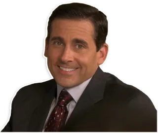 😁 Michael Scott The Office michael scott, the office, comedia, serie tv, personaje telegram sticker