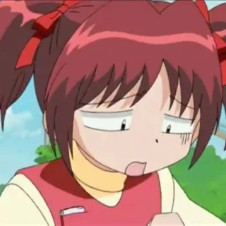 😪 Anime, Cartoon, Mädchen, Lustig, Gesichtsausdruck, Porträt whatsapp sticker