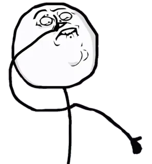 👃 meme, internet, funny, troll, face whatsapp sticker