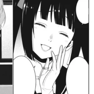 🃏 anime, manga, girl, smiling, cartoon, illustration telegram sticker
