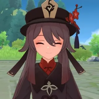 😊 Hu Tao Genshin Impact Anime, Jeu, Genshin Impact, Hu Tao, Waifu telegram sticker