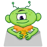 Galaktion from @coin_galaxy_news telegram stickers