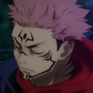 ✖️ Ryomen Sukuna Jujutsu Kaisen Anime, Jujutsu Kaisen, Sukuna, Ryomen Sukuna, Espíritu maldito telegram sticker