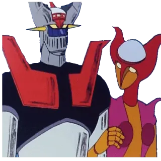 👥 Mazinger Z робот, аниме, мультфильм, Mazinger Z, анимация whatsapp sticker