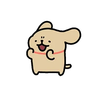 🦮 chien, mignon, animal, dessin animé, animal de compagnie telegram sticker