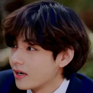 ⛓ V personne, K-pop, chanteur, idole, acteur, BTS telegram sticker
