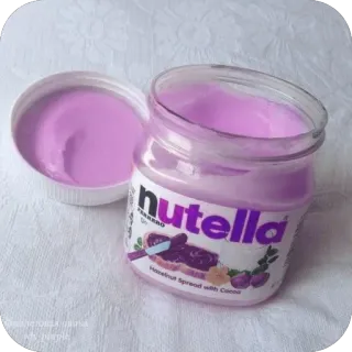 🫥 Nutella Nutella, czekolada, pasta do smarowania, jedzenie, orzech laskowy telegram sticker
