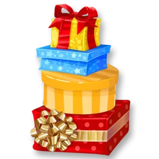 🎁 gift, present, box, celebration, holiday, ribbon, festive telegram sticker