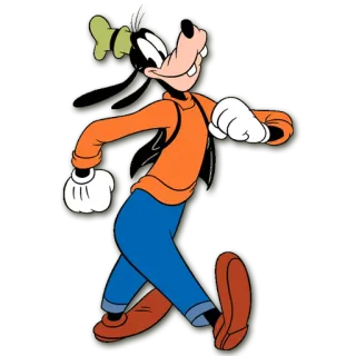 😆 Goofy Cartone animato, Disney, Goofy, Personaggio, Animato telegram sticker