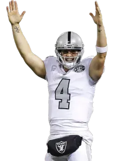 🙌 calcio, sport, atleta, NFL, Las Vegas Raiders, quarterback telegram sticker