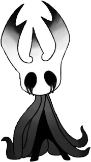 😭 The Hollow Knight Hollow Knight Hollow Knight, Videojuego, Personaje, Bicho, Guerrero, Caballero telegram sticker