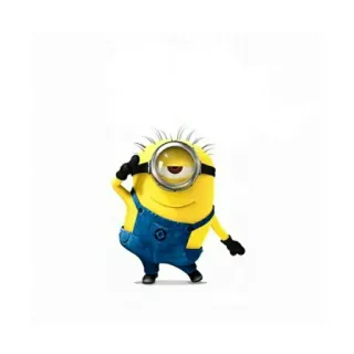👮 Minion Despicable Me Minion, Moi, moche et méchant, Dessin animé, Personnage, Drôle, Jaune telegram sticker