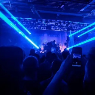 🕸 concert, music, live performance, crowd, lights telegram sticker