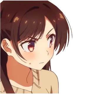 👼 Anime, Mujer, Chizuru Mizuhara, Rental Girlfriend telegram sticker