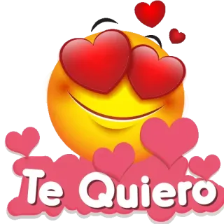 ❤️ Te Quiero amor, corazón, emoji, español, romance telegram sticker
