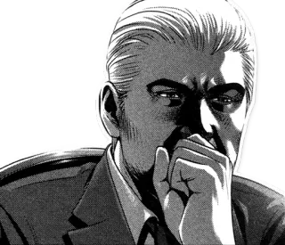 🤐 Manga, Anime, Charakter, Denken, Mann, Ernst telegram sticker