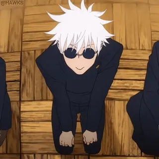 😅 Satoru Gojo Jujutsu Kaisen Anime, Gojo, Satoru, JJK, Dança telegram sticker