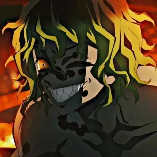 💚 Gyutaro Demon Slayer Anime, Demônio, Personagem, Demon Slayer, Gyutaro telegram sticker