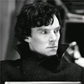 💎 Sherlock Holmes portrait, sherlock, benedict cumberbatch, man telegram sticker