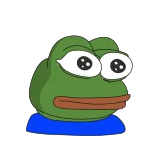 😐 Pepe the Frog pepe, grenouille, mème, mème internet, grenouille cartoon telegram sticker