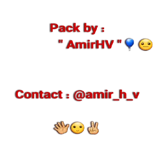 😎 Pack by :
"AmirHV"
Contact : @amir_h_v telegram sticker