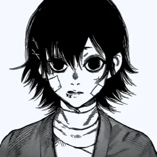 ☠️ Manga, Anime, Personaje, Vendajes, Puntos telegram sticker