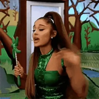 😐 Ariana Grande piosenkarka, gwiazda, kobieta, gwiazda pop telegram sticker