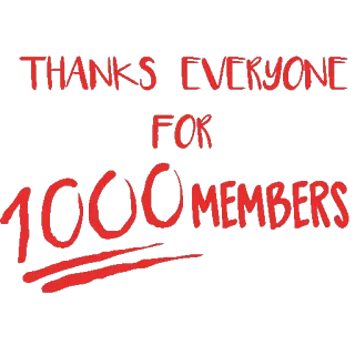 😌 THANKS EVERYONE FOR 100 MEMBERS dzięki, członkowie, święto, społeczność, osiągnięcie telegram sticker