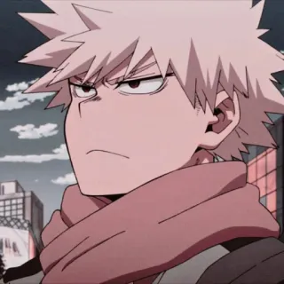 💥 Katsuki Bakugo My Hero Academia anime, manga, katsuki bakugo, my hero academia, character, hero, bakugo telegram sticker