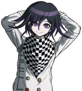 😏 Kokichi Oma Anime, Mangá, Personagem, Kokichi, Danganronpa, Vilão, Líder Supremo Definitivo telegram sticker
