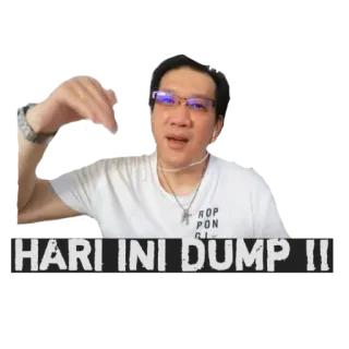 🚨 HARI INI DUMP !! dump, finance, stock market, investing telegram sticker