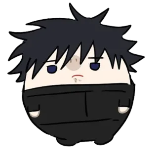 🙁 Megumi Fushiguro Jujutsu Kaisen Anime, Jujutsu Kaisen, Megumi Fushiguro, Sticker telegram sticker