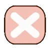 ❎