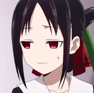 🌺 Kaguya Shinomiya Kaguya-sama: Love Is War 애니메이션, 카구야님은 고백받고 싶어, 러브 이즈 워, 카구야 시노미야, 도도, 만화 telegram sticker