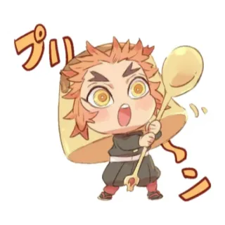 😯 プリン 애니메이션, 치비, 캐릭터, 만화, 귀여운, 귀여운, 노란색 telegram sticker