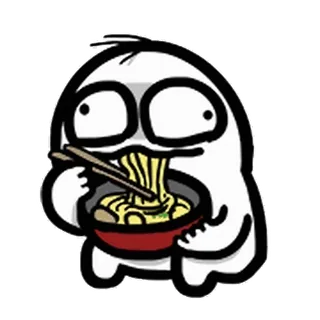 😋 Ramen, Nudeln, Cartoon, Essen, Essen, Essstäbchen whatsapp sticker