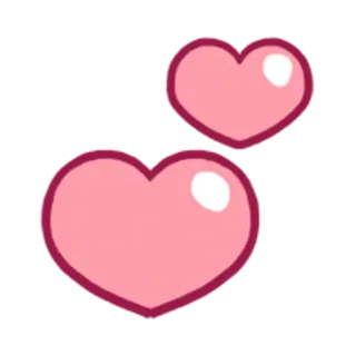 ❤️ heart, love, pink, valentine, romantic telegram sticker