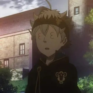 👑 Asta Black Clover Anime, Black Clover, Asta, Manga, Divertido telegram sticker