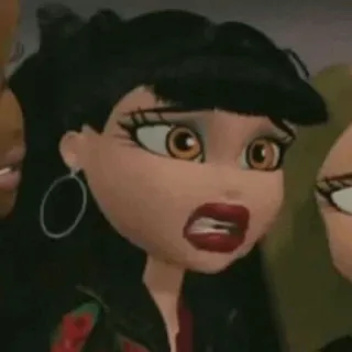 ⚡️ Bratz, boneca, desenho animado, expressão telegram sticker