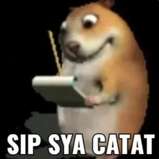 ✍ Hampter SIP SYA CATAT telegram sticker